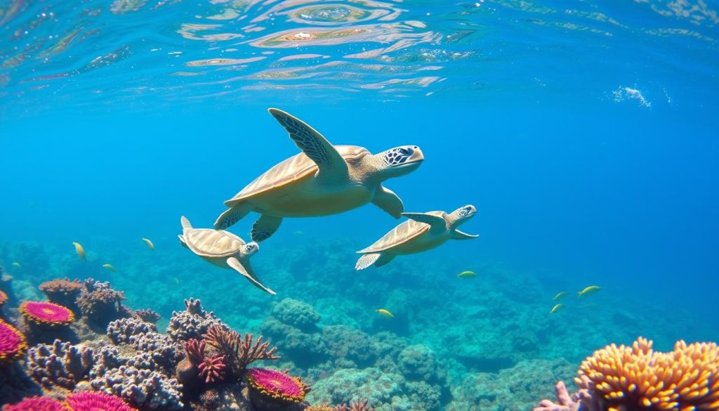 sea turtle watching near Willemstad sea turtle watching near Willemstad