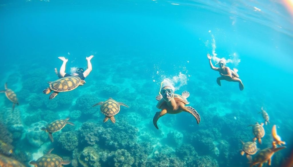 snorkeling with sea turtles in Willemstad snorkeling with sea turtles in Willemstad