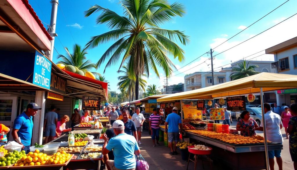 street food in Puerto Plata street food in Puerto Plata