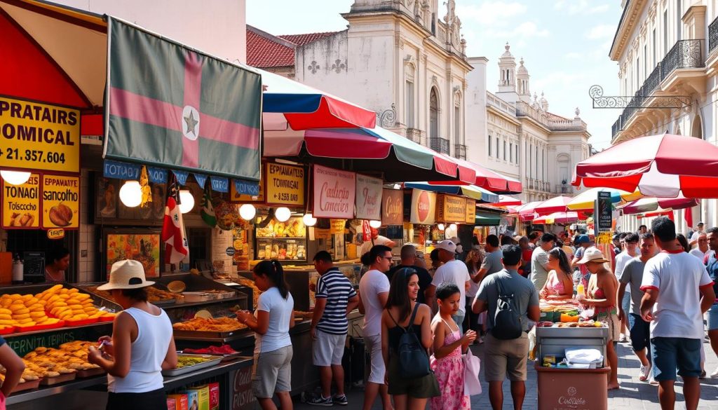 street food in Santo Domingo street food in Santo Domingo