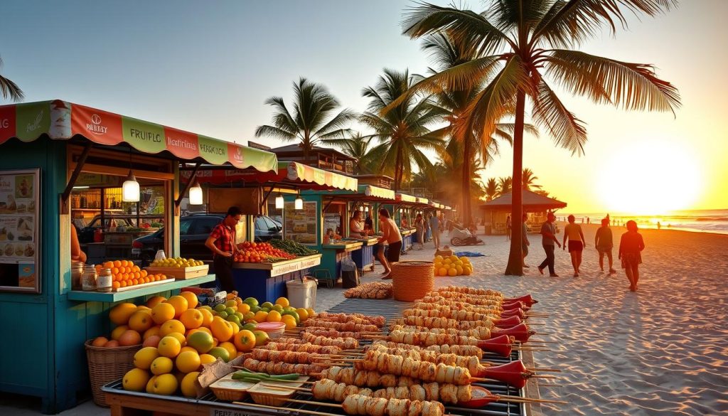 street food near Mambo Beach street food near Mambo Beach