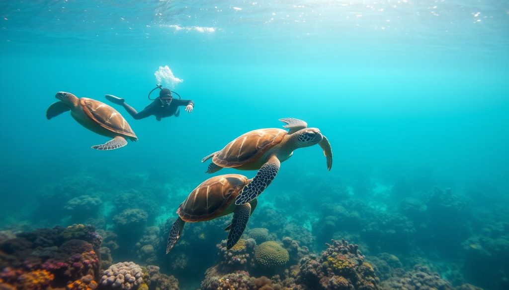 swimming with sea turtles swimming with sea turtles