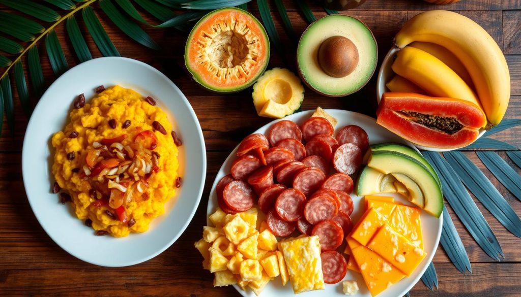 traditional Dominican breakfast traditional Dominican breakfast