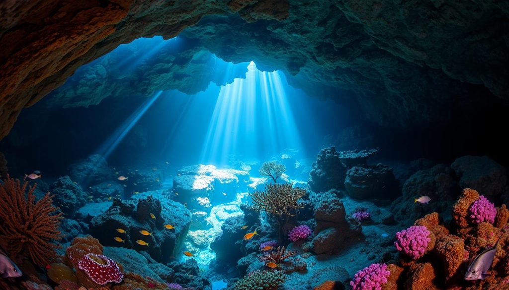 underwater cave systems of Westpunt underwater cave systems of Westpunt