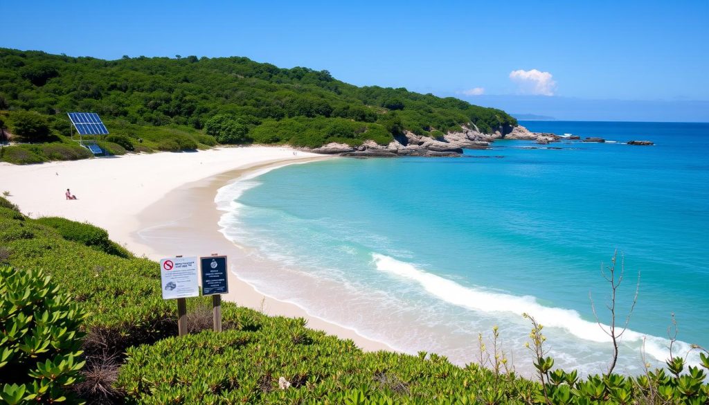 Anse de Colombier beach conservation Anse de Colombier beach conservation