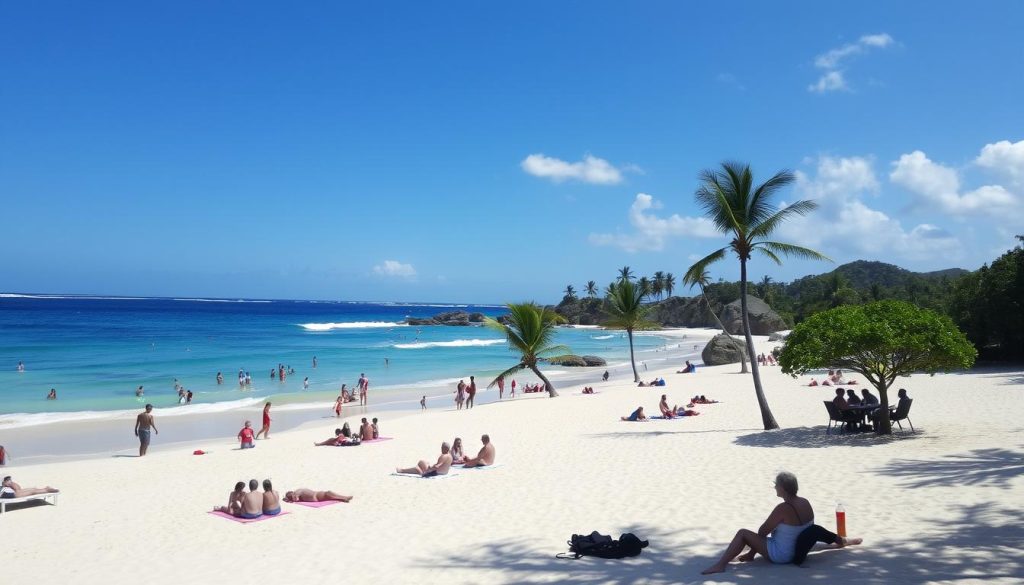 Anse de Colombier crowd levels Anse de Colombier crowd levels