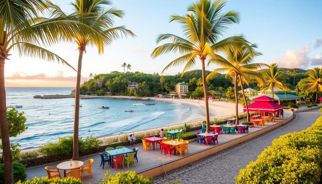 Anse de Colombier dining options Anse de Colombier dining options