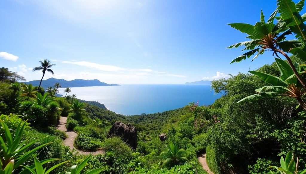 Anse de Colombier hike Anse de Colombier hike