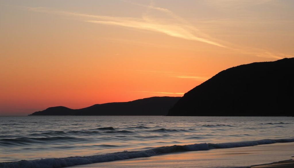Anse de Colombier sunrise views Anse de Colombier sunrise views