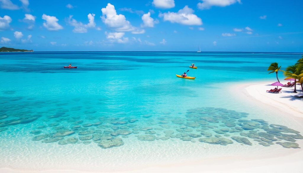 Anse de Colombier swimming and water activities Anse de Colombier swimming and water activities