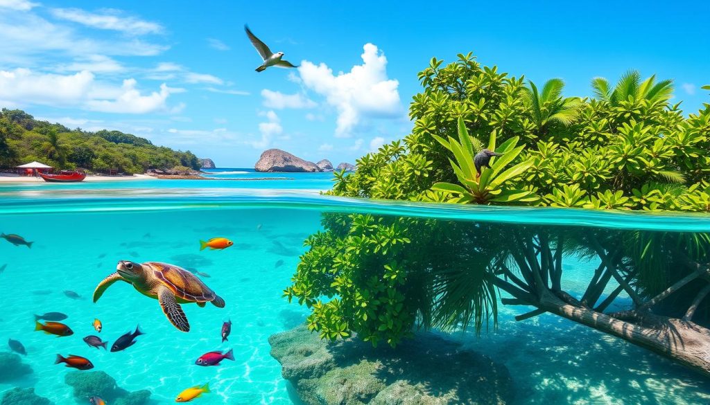 Anse de Colombier wildlife Anse de Colombier wildlife