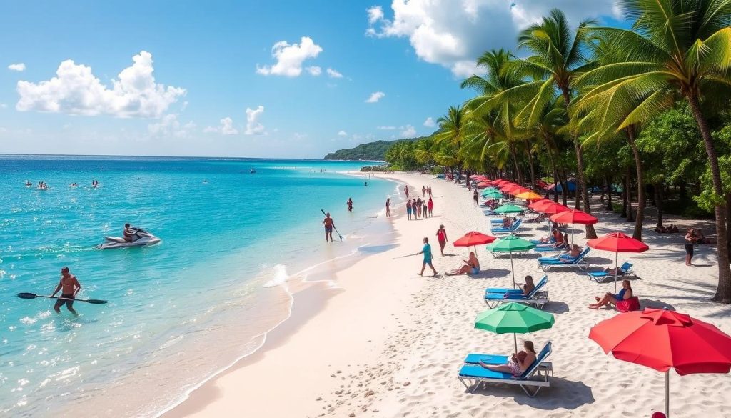 Beach activities in Rodney Bay Beach activities in Rodney Bay