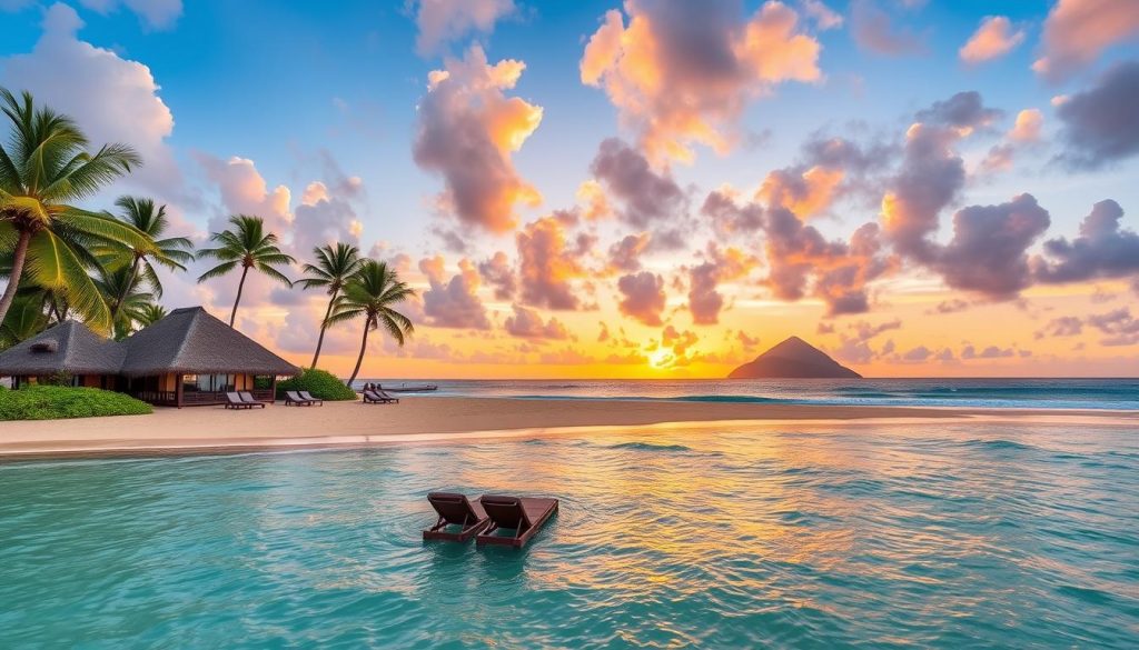 Beachfront accommodations in Gros Islet Beachfront accommodations in Gros Islet