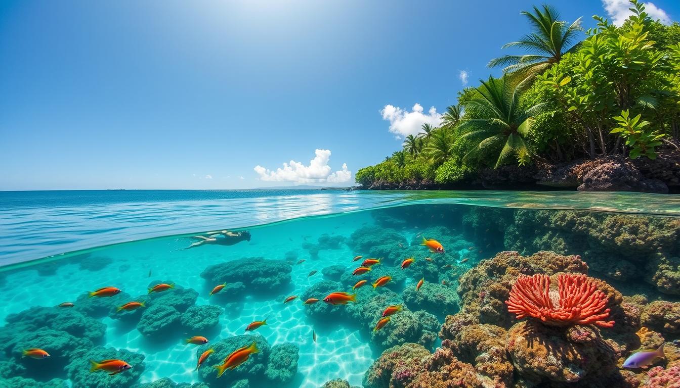 Best snorkeling spots near Orient Bay
