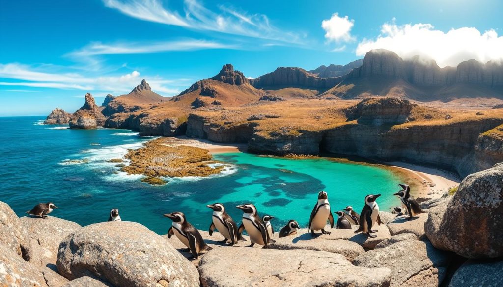 Cape Peninsula adventure featuring Boulders Beach penguins Cape Peninsula adventure featuring Boulders Beach penguins