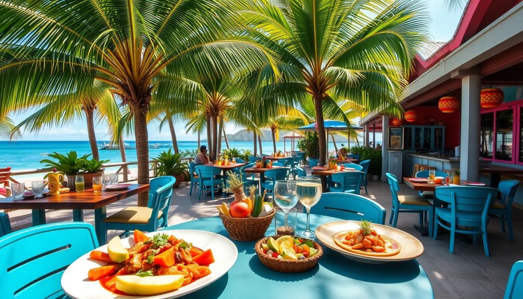 Caribbean Fusion Restaurants in Orient Bay Caribbean Fusion Restaurants in Orient Bay