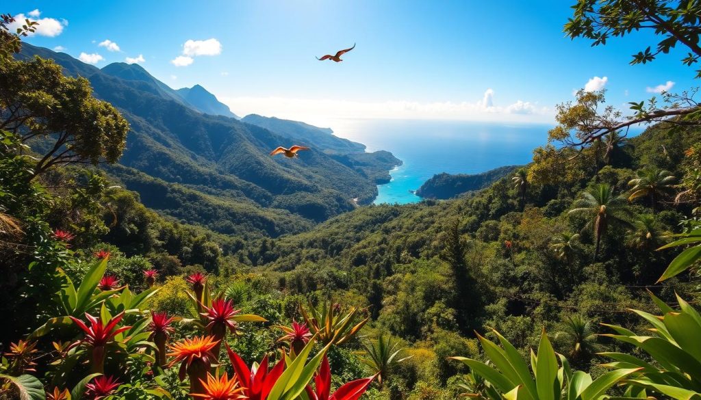 Caribbean hiking routes Caribbean hiking routes