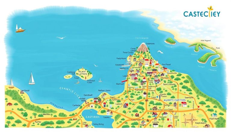 Where Is Castries Located In Saint Lucia?