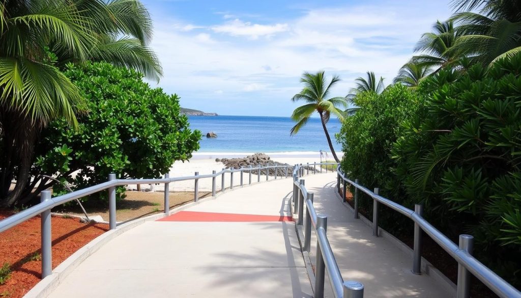 Colombier Bay accessibility Colombier Bay accessibility