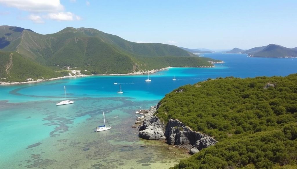 Colombier Bay boating trips Colombier Bay boating trips