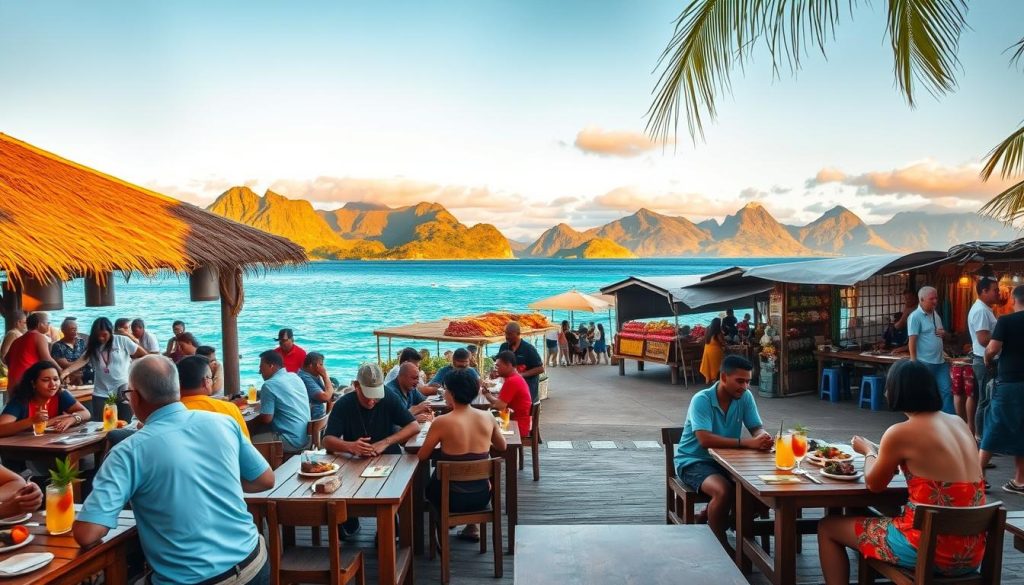 Dining options in the Mamanuca Islands Dining options in the Mamanuca Islands