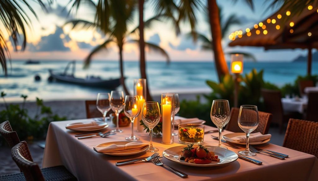 Fine dining in Orient Bay Fine dining in Orient Bay