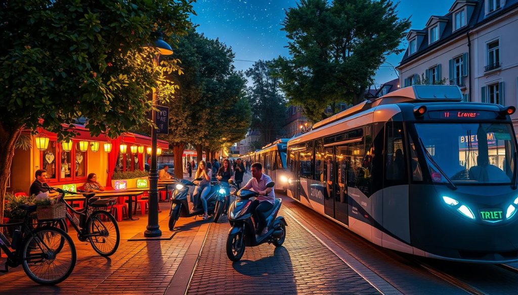 Flamands evening transportation Flamands evening transportation