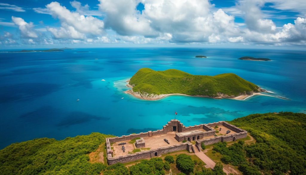 Fort Rodney on Pigeon Island Fort Rodney on Pigeon Island