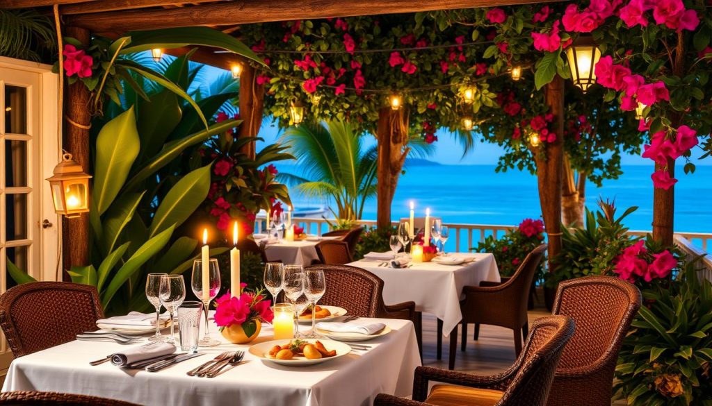 French dining customs in Grand Case French dining customs in Grand Case
