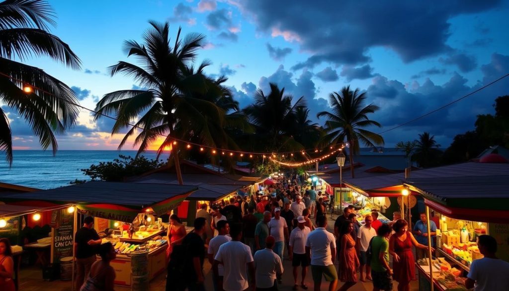 Gros Islet street party location Gros Islet street party location
