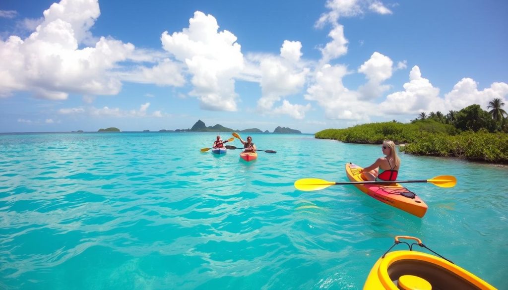 Guided kayak tours Grand Case Guided kayak tours Grand Case