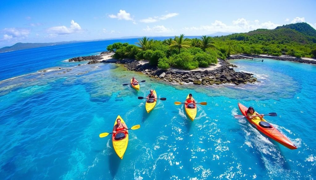 Guided kayak tours Grand Case Guided kayak tours Grand Case