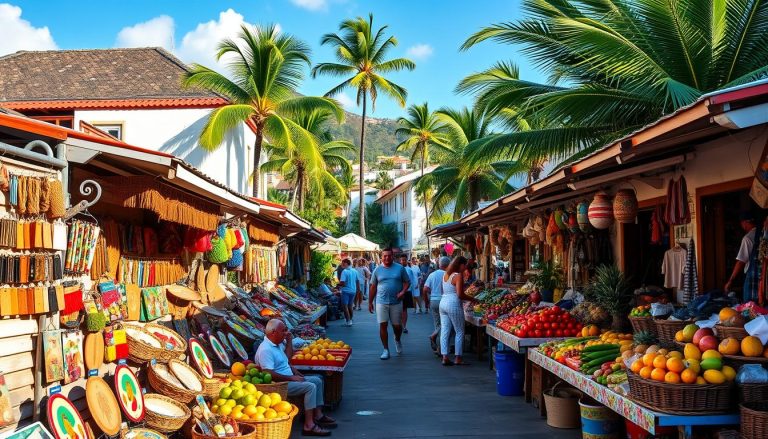 Gustavia local markets and artisans