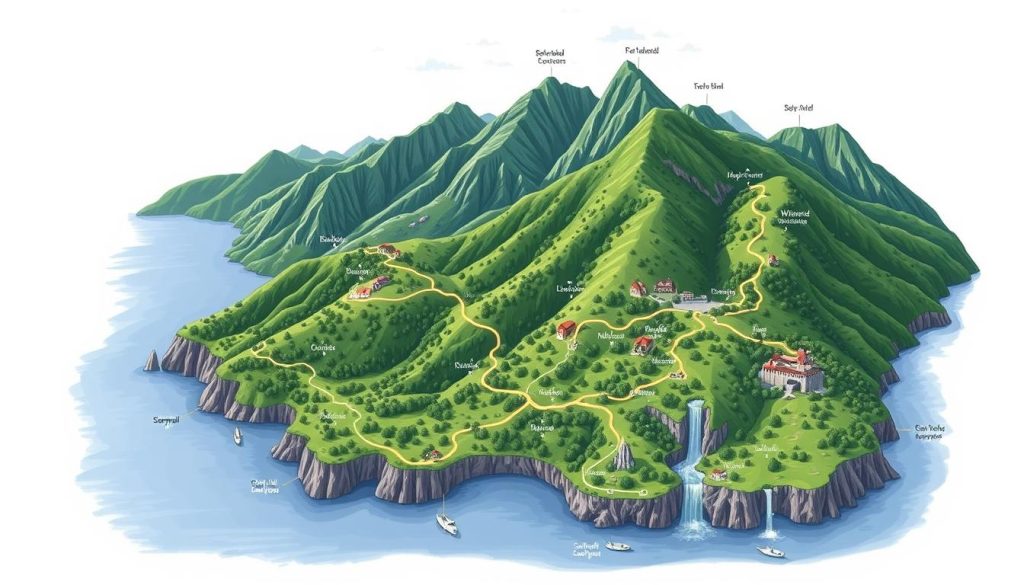 Gustavia trail map Gustavia trail map
