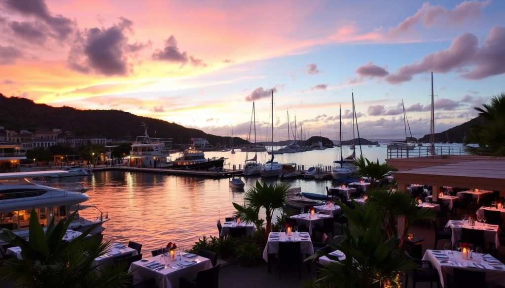 Gustavia waterfront dining Gustavia waterfront dining