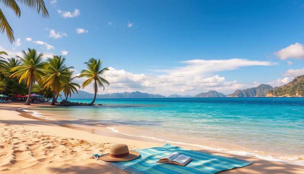 Happy Bay beach relaxation Happy Bay beach relaxation
