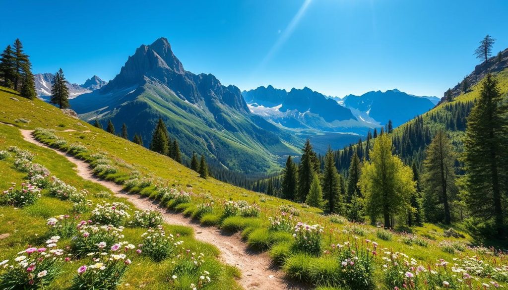 Hiking Mountain Trails Adventure Hiking Mountain Trails Adventure