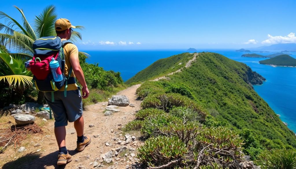 Hiking safety Anse de Colombier Hiking safety Anse de Colombier