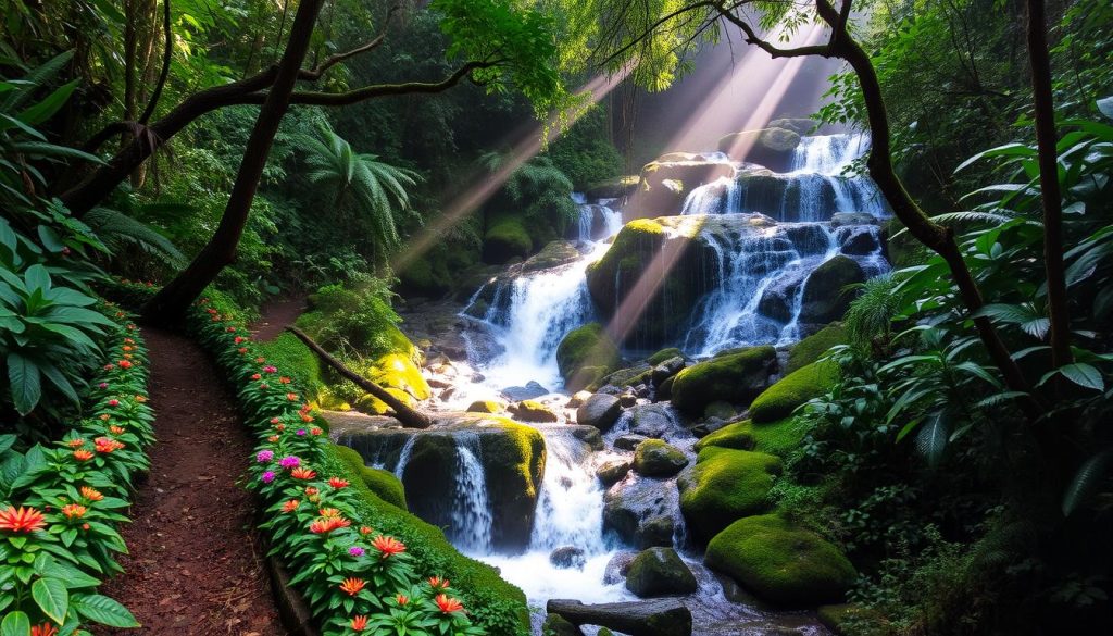 Hiking trails and waterfalls near Castries Hiking trails and waterfalls near Castries