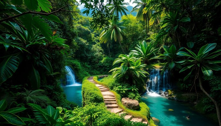 Hiking trails and waterfalls near Castries
