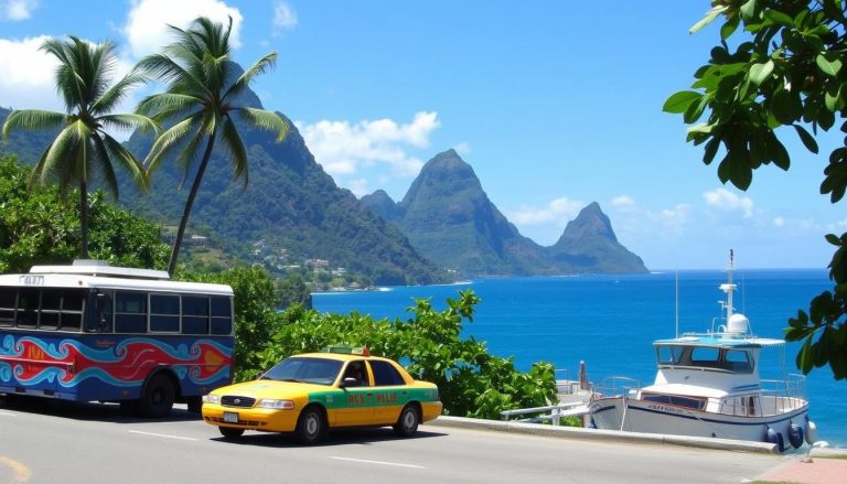 How to get to Soufrière from Castries?
