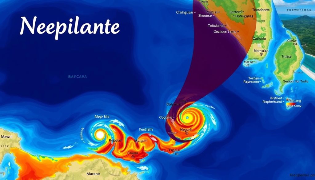 Hurricane season map Hurricane season map