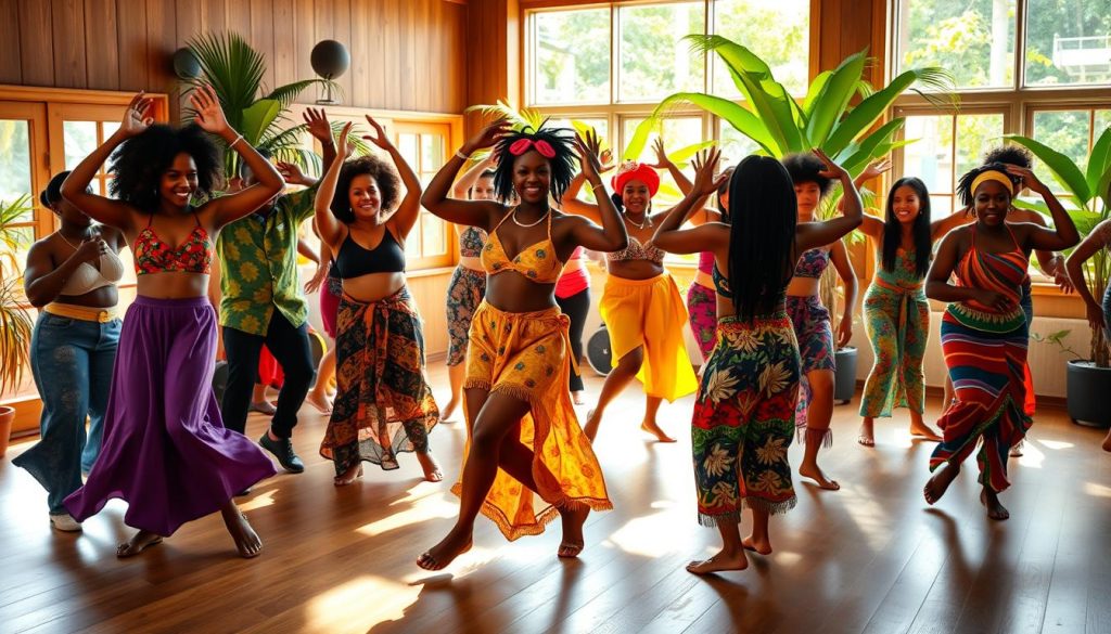 Jamaican dance class Jamaican dance class