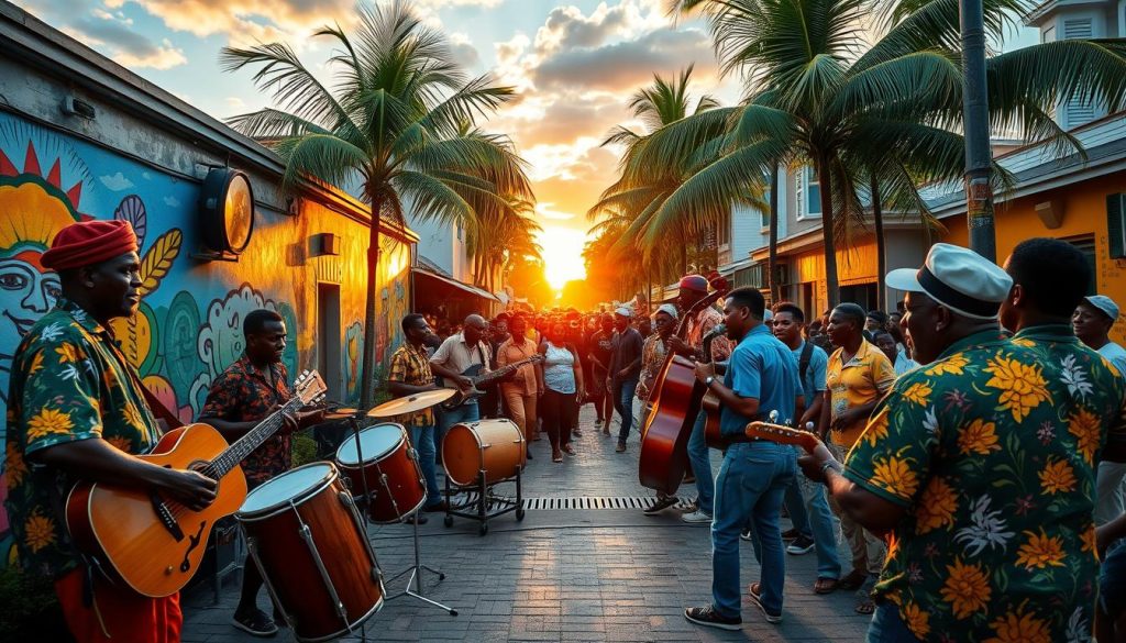 Jamaican music scene in Ocho Rios Jamaican music scene in Ocho Rios