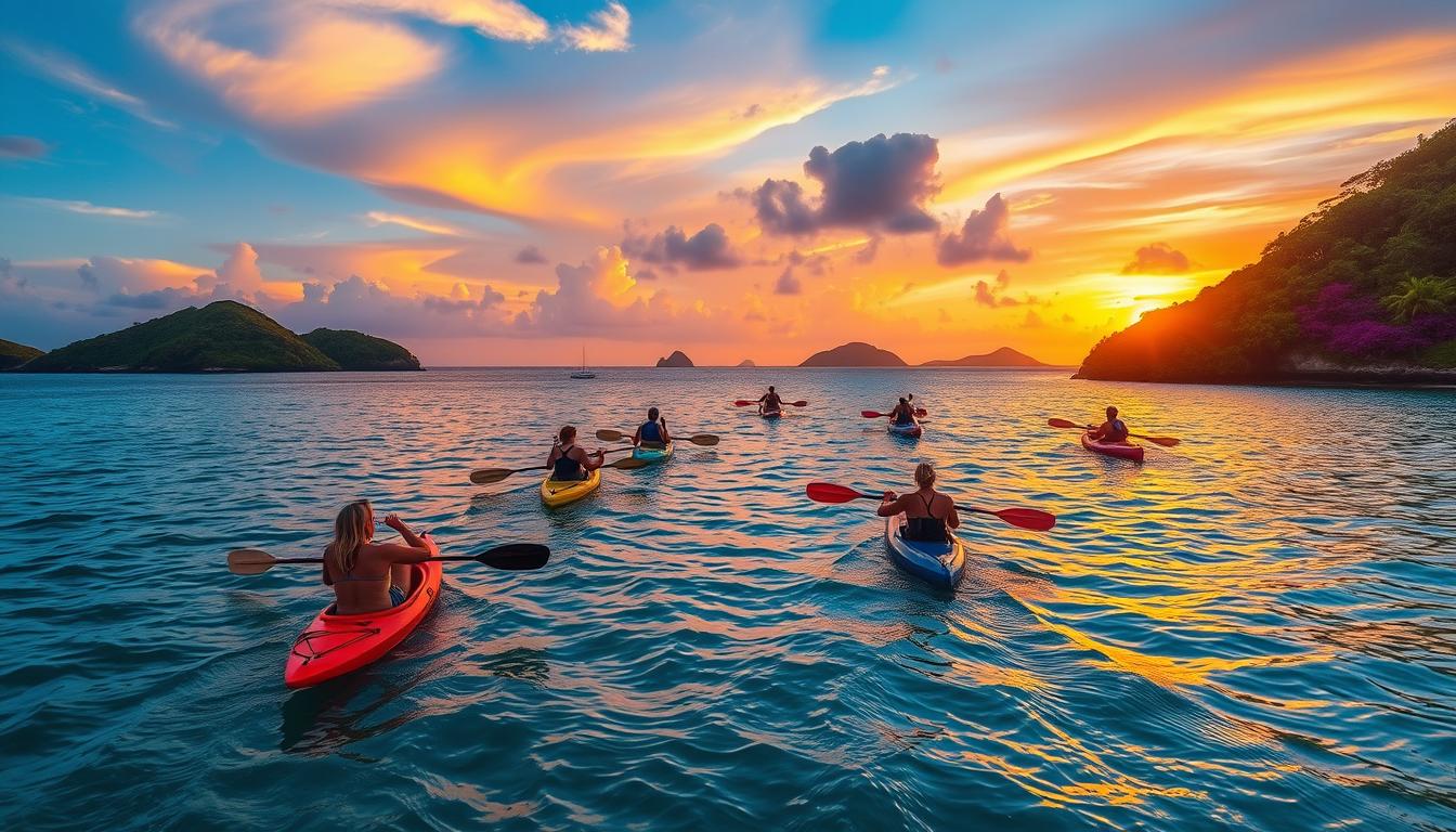 Kayaking or paddleboarding tours in Grand Case