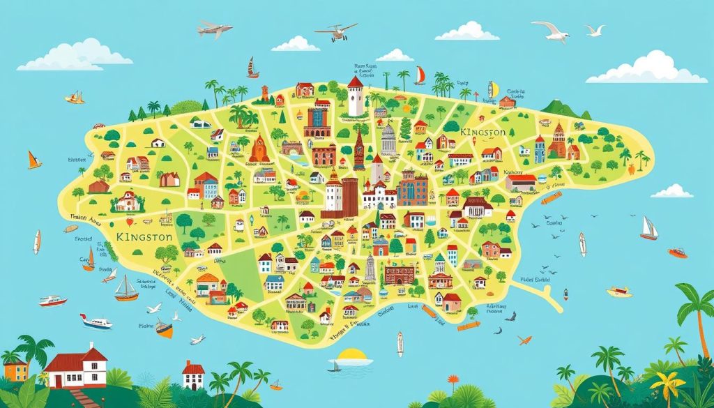 Kingston safety map Kingston safety map