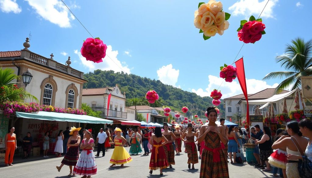 La Rose Festival in Castries La Rose Festival in Castries