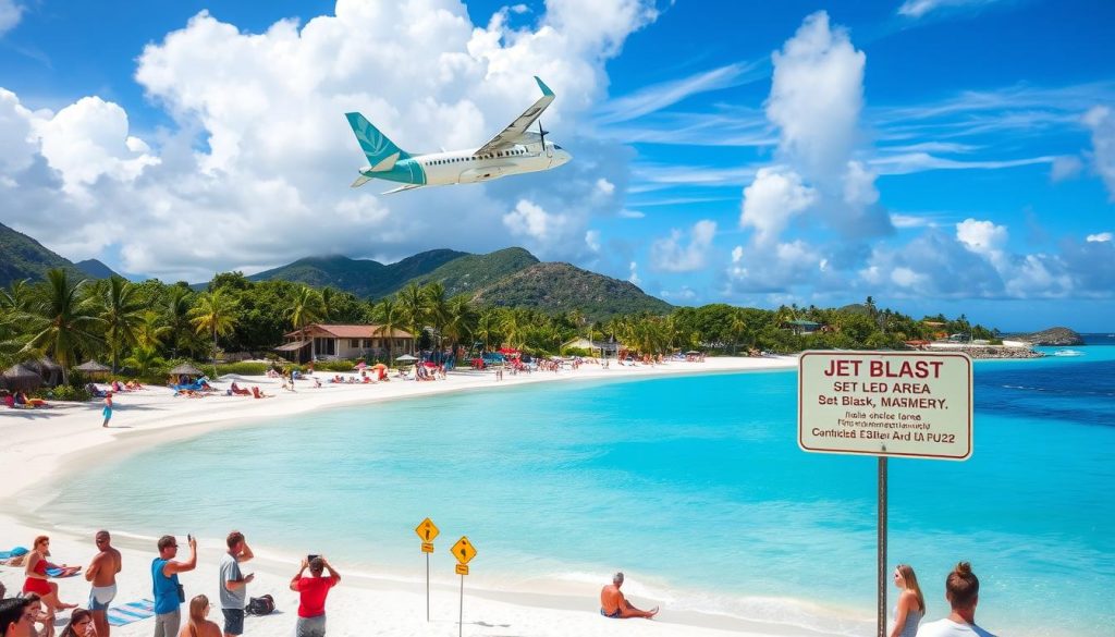 Maho Beach airplane safety Maho Beach airplane safety