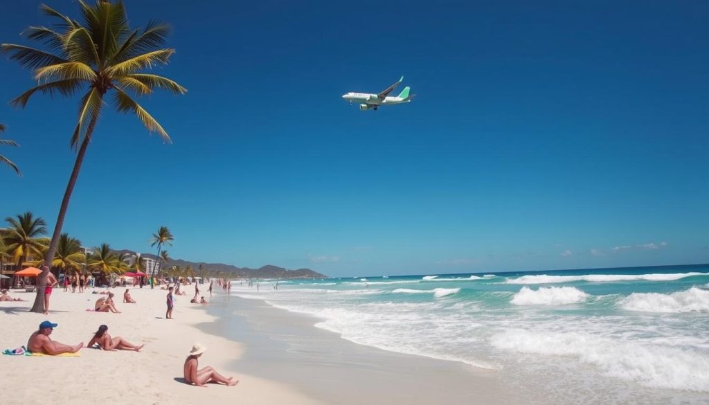 Maho Beach airplane watching Maho Beach airplane watching