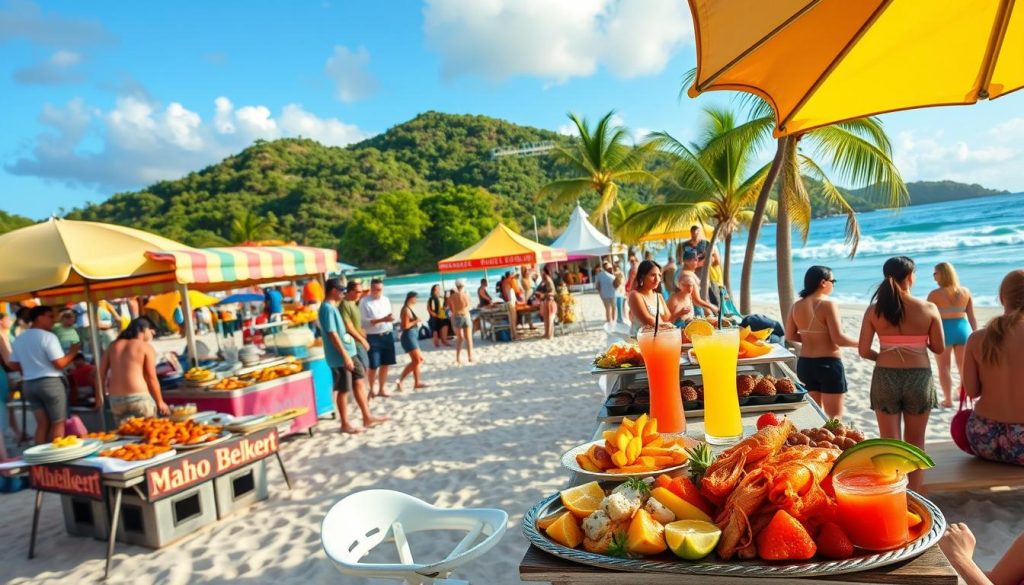 Maho Beach culinary scene Maho Beach culinary scene